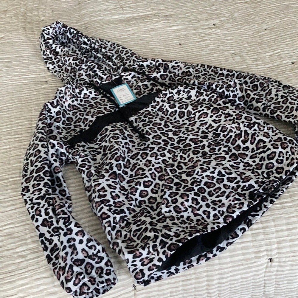 NWT Leopard Print Rain Jacket